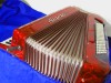 Aliante 3 voice piano accordion Red